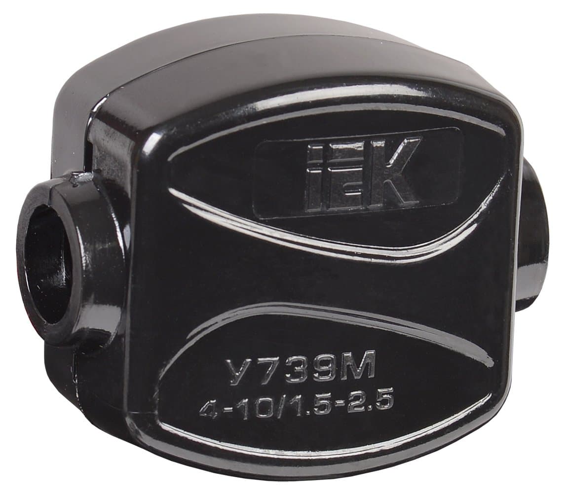 IEK Зажим ответвительный У-739М (4-10/1,5-2,5 мм2) IP20 — миниатюра 1