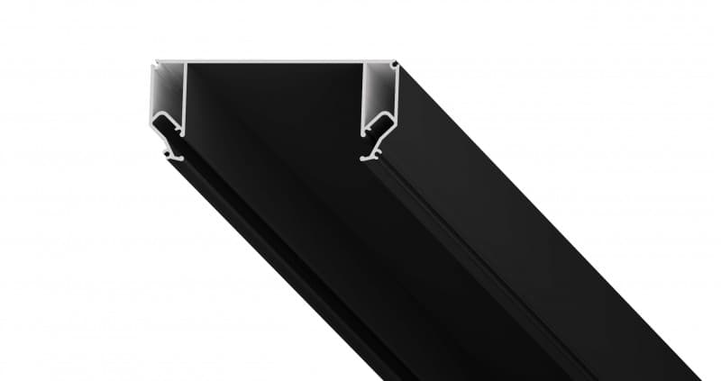 Denkirs DK5850-BK Профиль Flod для создания декоративных ниш в натяжном потолке, алюминий, черный
