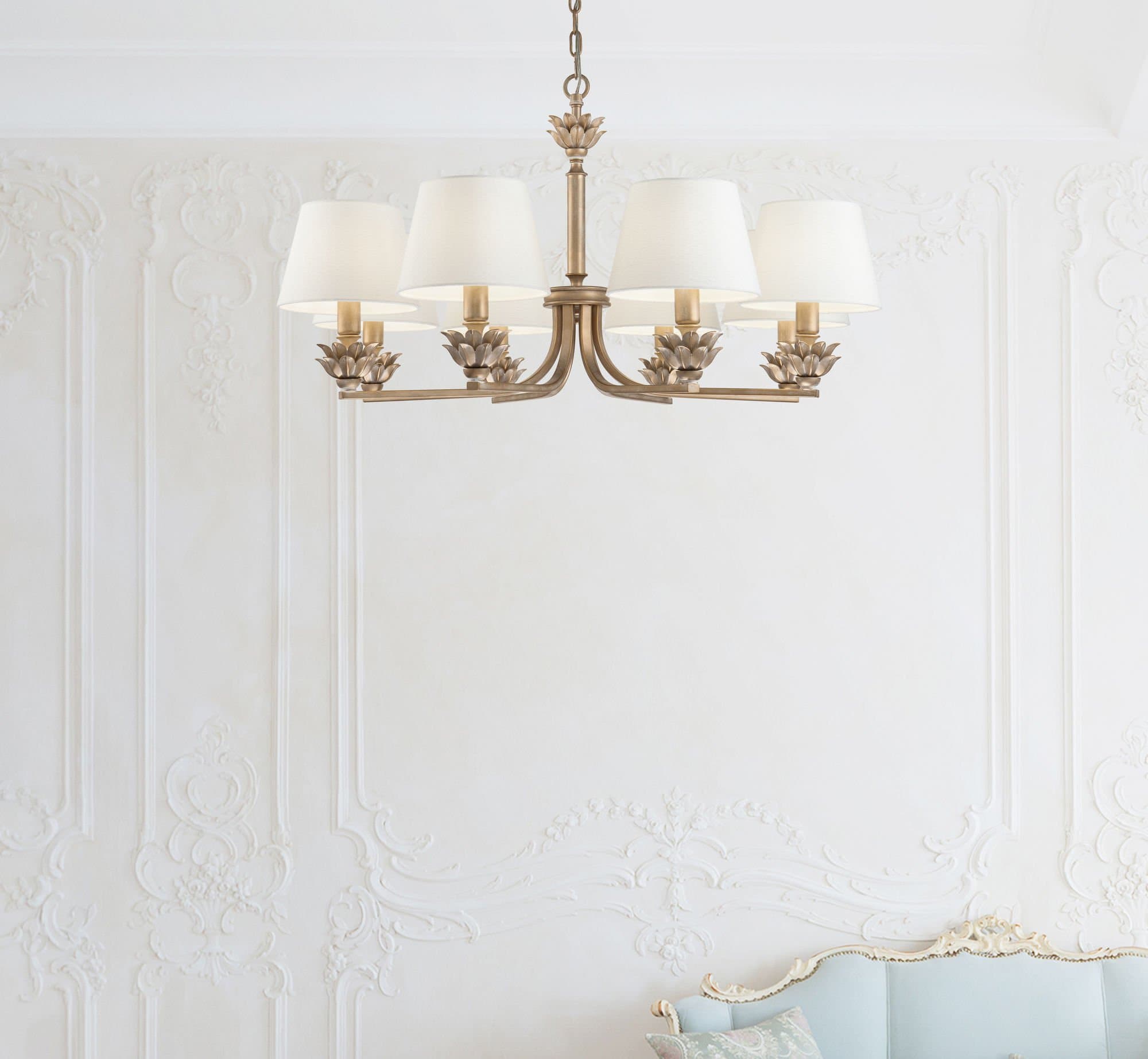 Maytoni House Barbara Золото Антик Люстра E14 40W H003PL-08MG — миниатюра 4