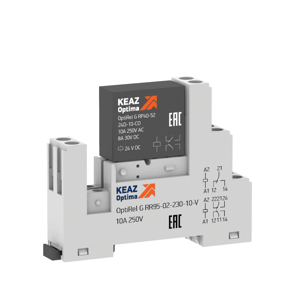 КЭАЗ Релейный модуль OptiRel G RM48-52-24D-10-V-CO