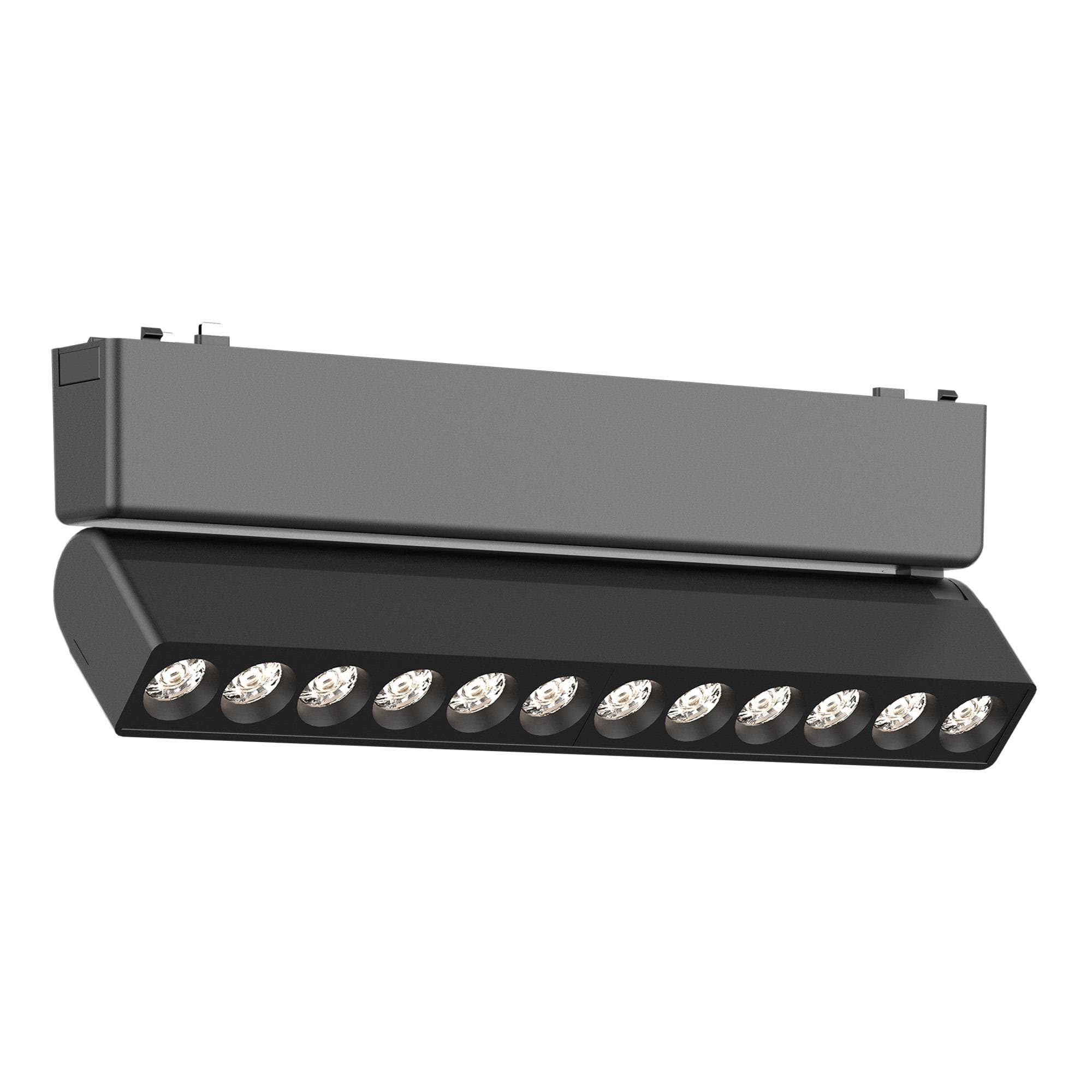 ST LUCE ST675.436.12 Магнитный трековый светильник Черный LED 1*12W 3000K 710Lm Ra>90 >90 IP20 L230xW26xH80 48V