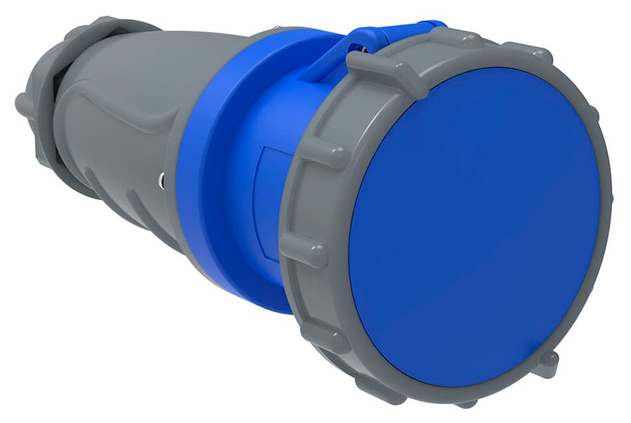 IEK Розетка переносная ССИ-233 63А-6ч/200-250В 2Р+РЕ IP67 MAGNUM — миниатюра 1