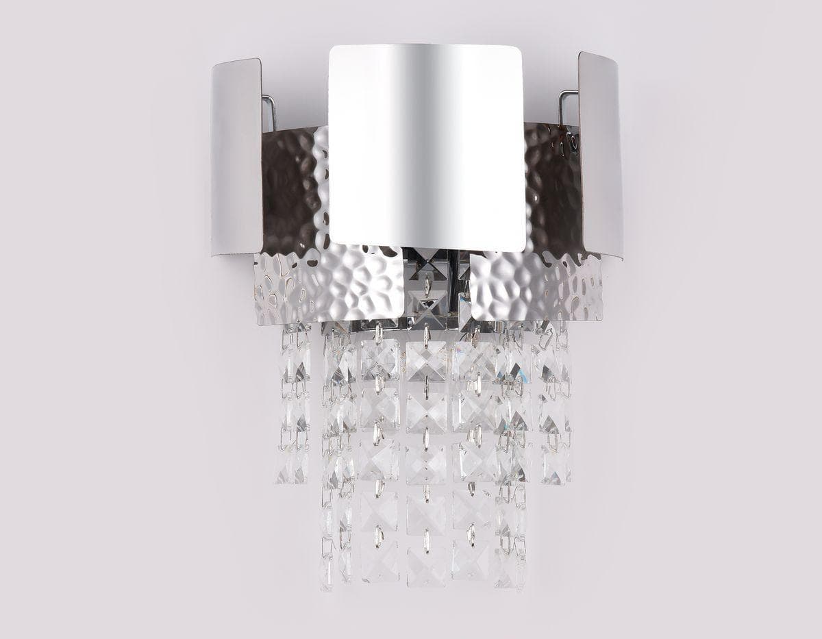 Ambrella Настенный светильник с хрусталем TR5250/2 SL/CL серебро/прозрачный E14/2 max 40W 270*240*150 — миниатюра 3