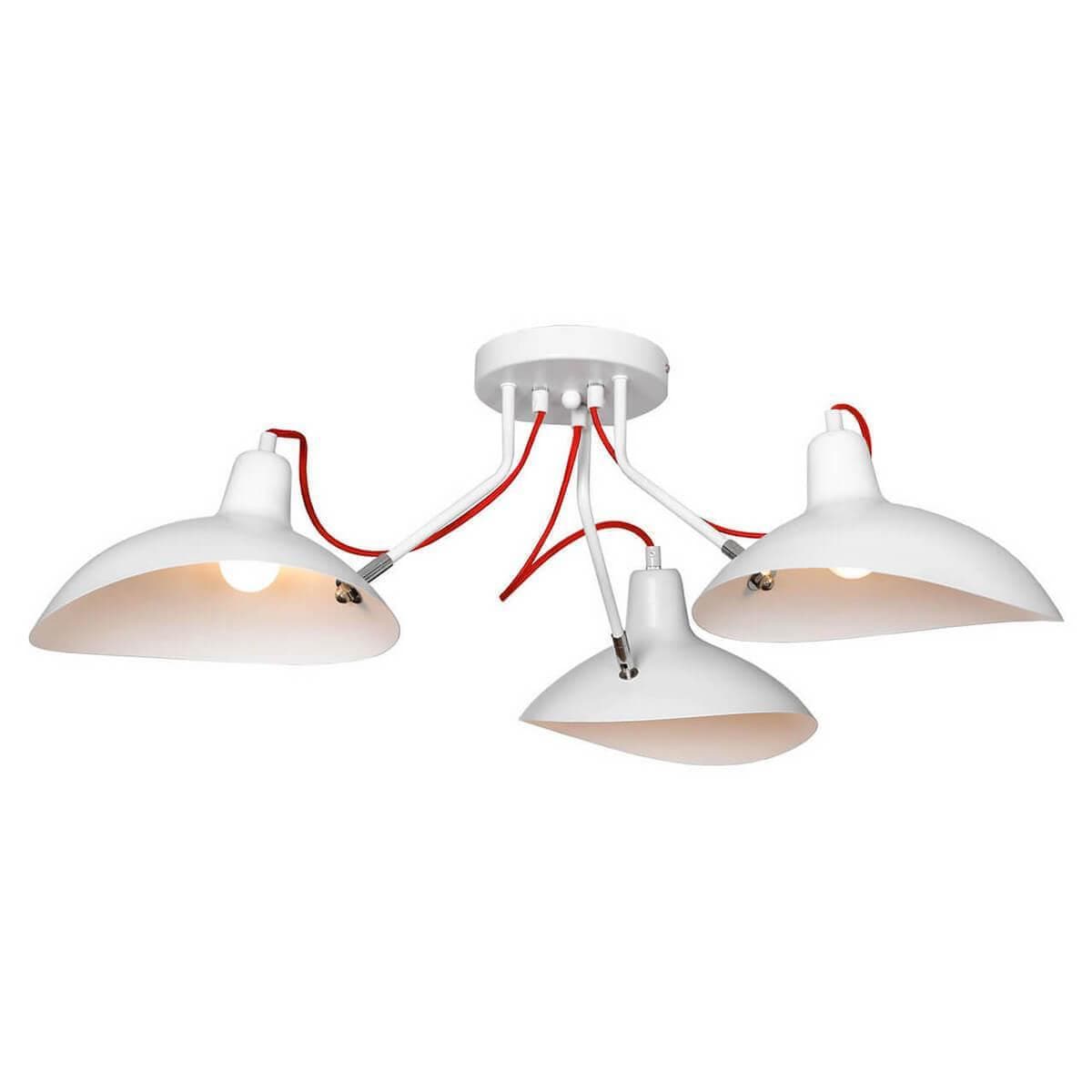 Lussole LOFT Металл Белый /  Металл Светильник потолочный E27 10W GRLSP-8126 — миниатюра 1
