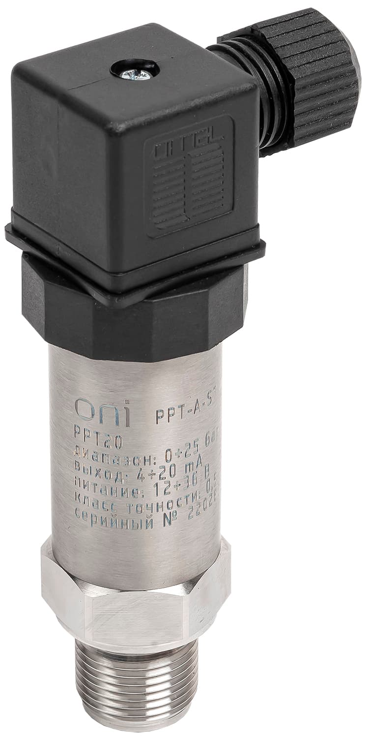 IEK Преобр. давл. PPT20 0,5% 0-25Бар 4-20мА M20 DIN43650