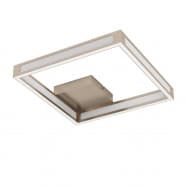 Eglo 99784 Потолочный светильник ALTAFLOR, LED 12W, 1200lm, L310, B310, H70, сталь, матовый никель/пластик, белый
