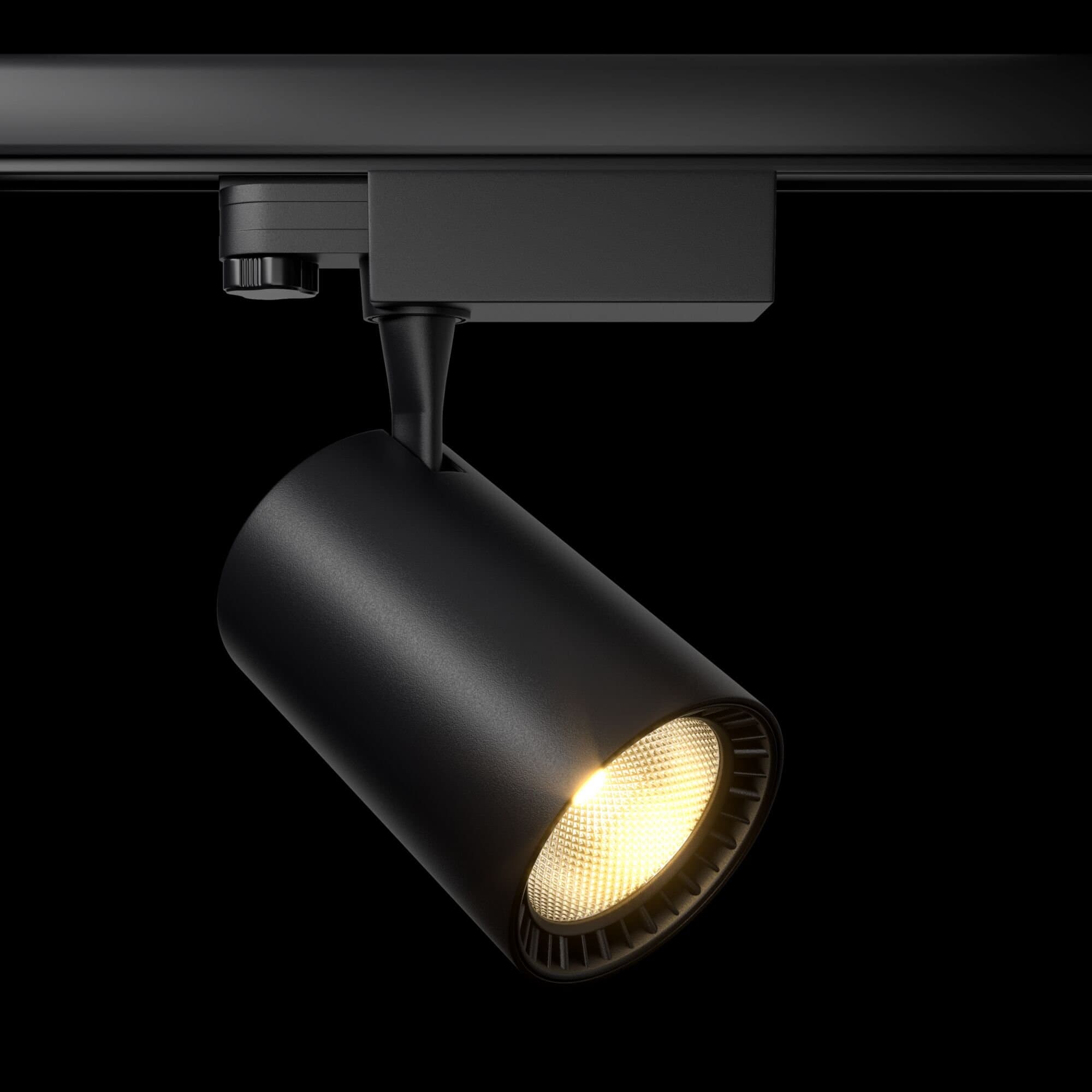 Maytoni 3 phase track system Черный Светильник трековый TR029-3-30W4K-B — миниатюра 5