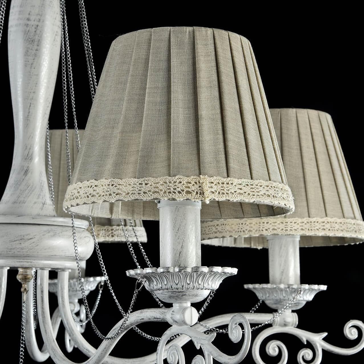 Freya Classic Donata Белый Люстра E14 40W FR2759-PL-05-W — миниатюра 9