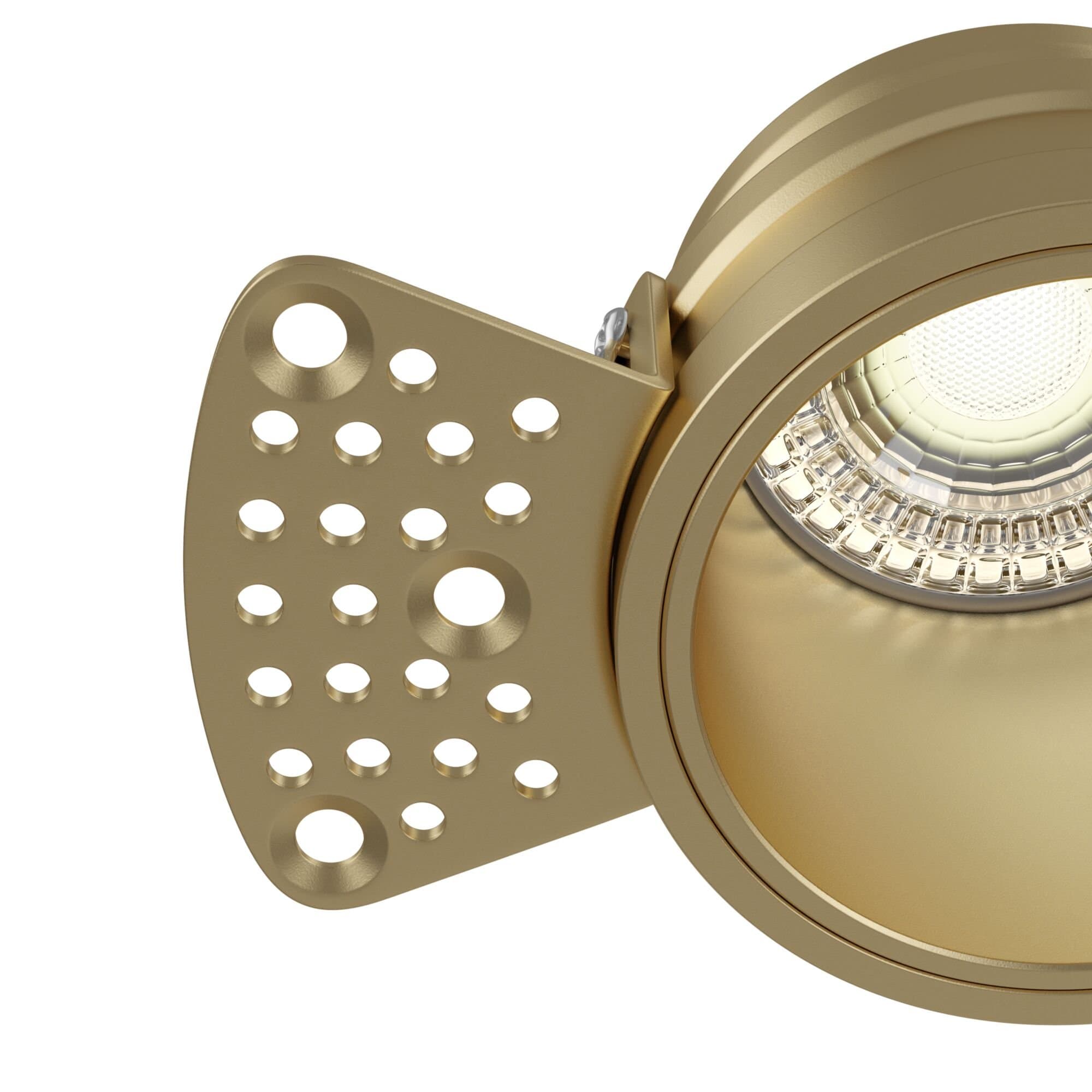 Maytoni Downlight Reif Матовое Золото Встраиваемый светильник DL048-01MG — миниатюра 3