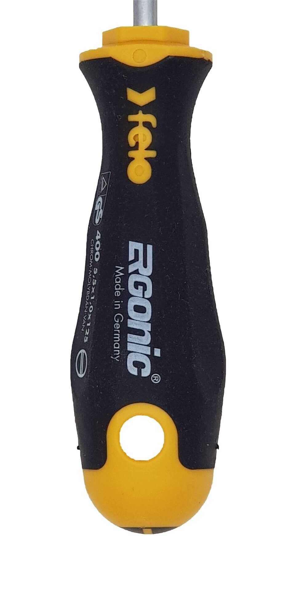 Felo Отвертка Ergonic плоская шлицевая 5,5X1,0X125 40055410 — миниатюра 2