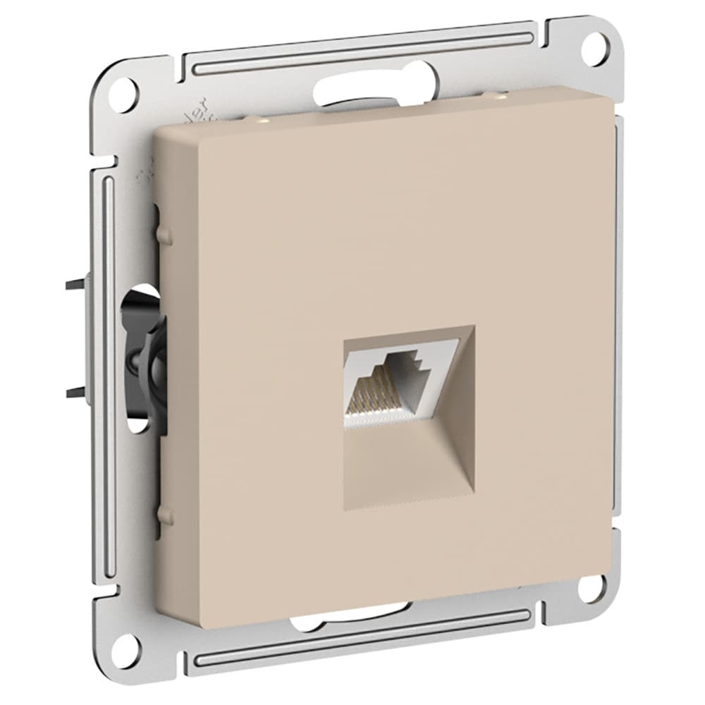 Systeme Electric AtlasDesign Песочный Розетка компьютерная RJ45, кат. 5Е, механизм