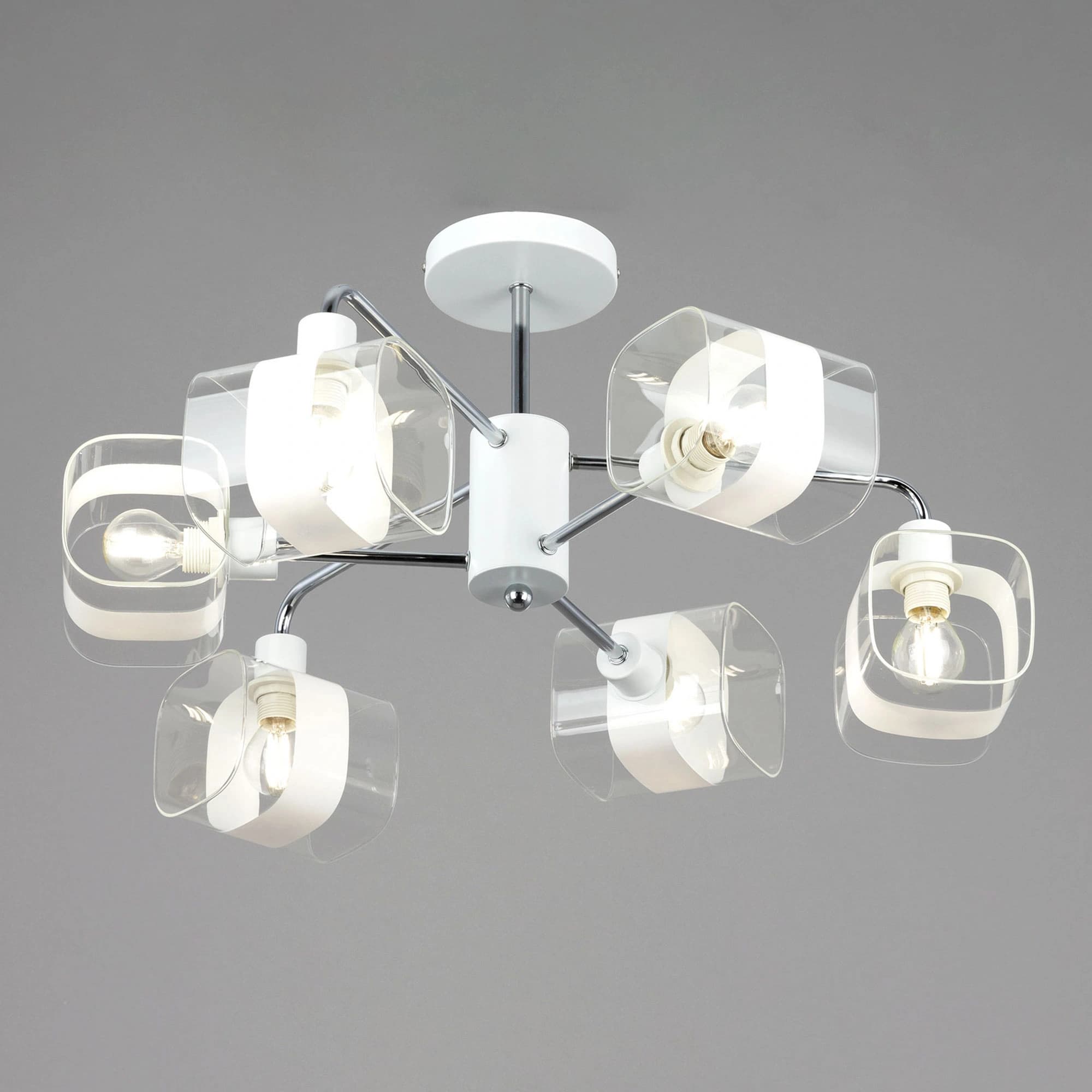 Citilux CL140160 Бертон Белый+Хром Люстра — миниатюра 2