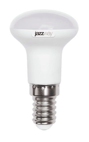 Jazzway Лампа светодиодная (LED) с отражателем d39мм E14 120° 5Вт 220-240В матовая тепло-белая желтая 3000К .1033581