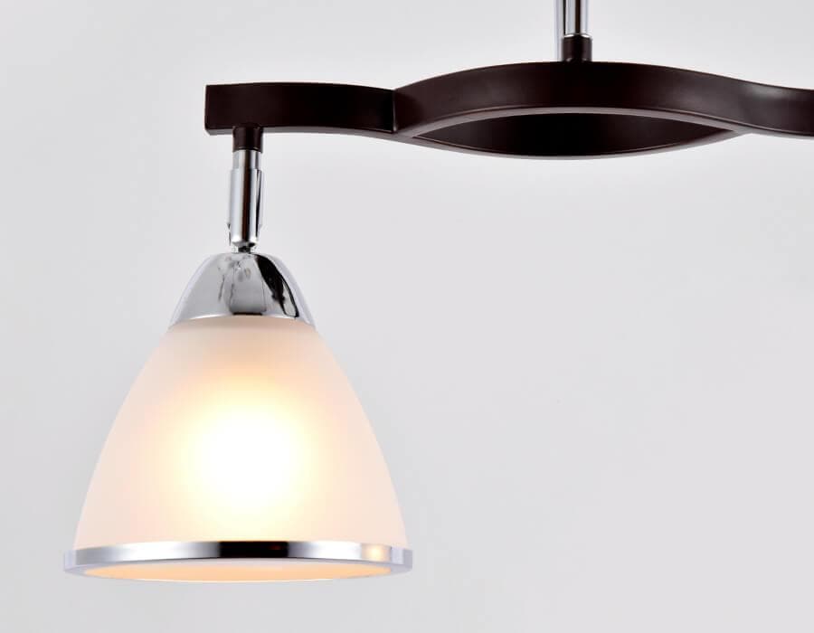 Ambrella Подвесная люстра TR3111/2 DCF/CH темный кофе/хром E27 max 40W 400*150*315 — миниатюра 2
