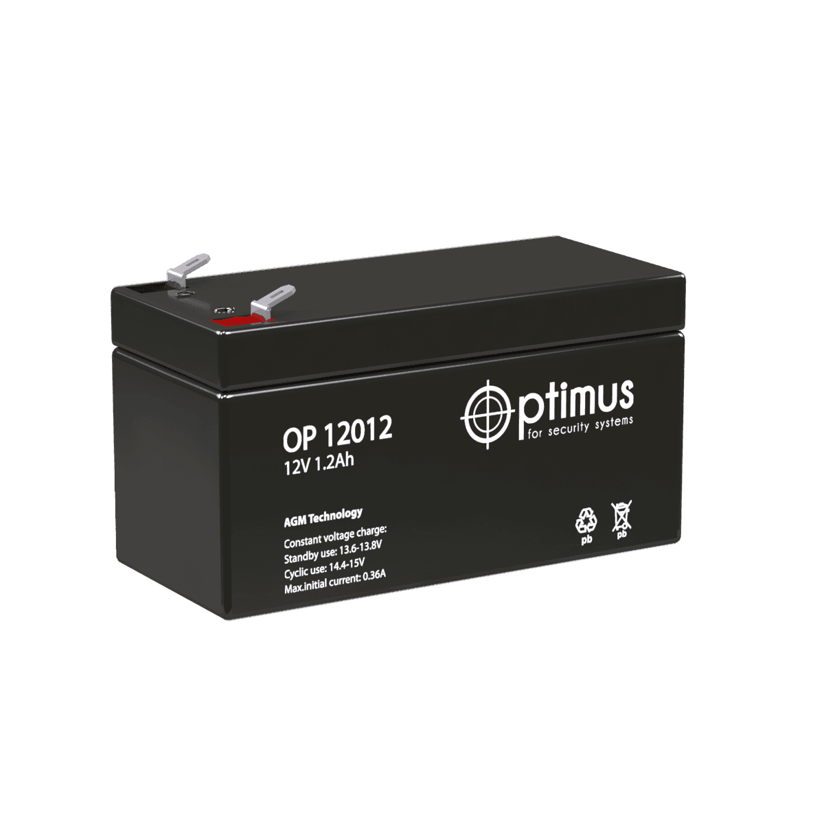 Аккумулятор Optimus OP 12012 (12V/1.2Ah)