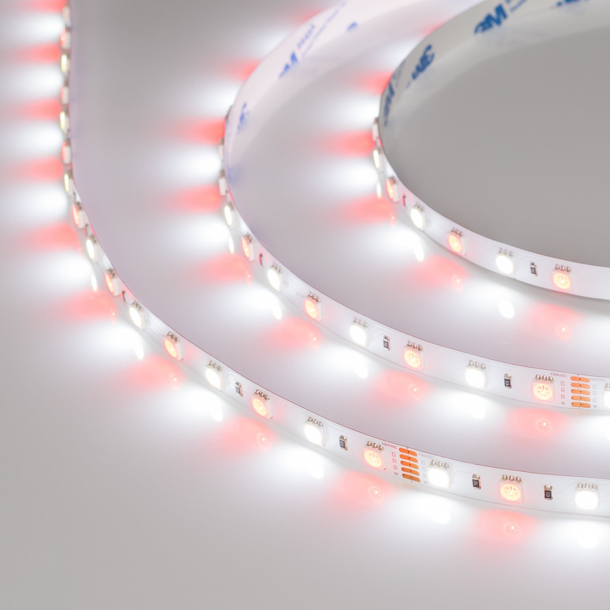 Arlight Светодиодная лента RT-B60-10mm 24V RGBW-White (14.4 W/m, IP20, 5060, 5m) (Открытый) 018325(2) — миниатюра 2