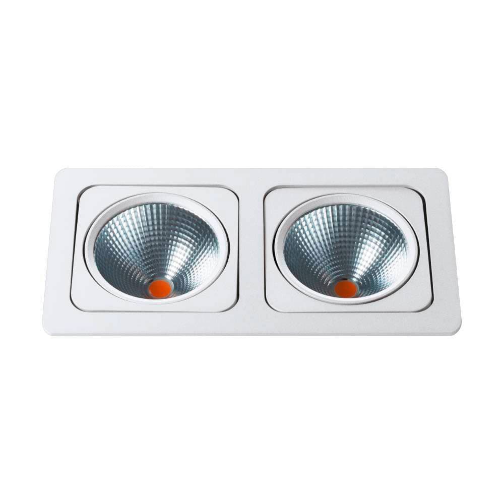 Eglo 61669 Светодиодный встраиваемый спот VASCELLO G, 2X19W, 2700K, белый