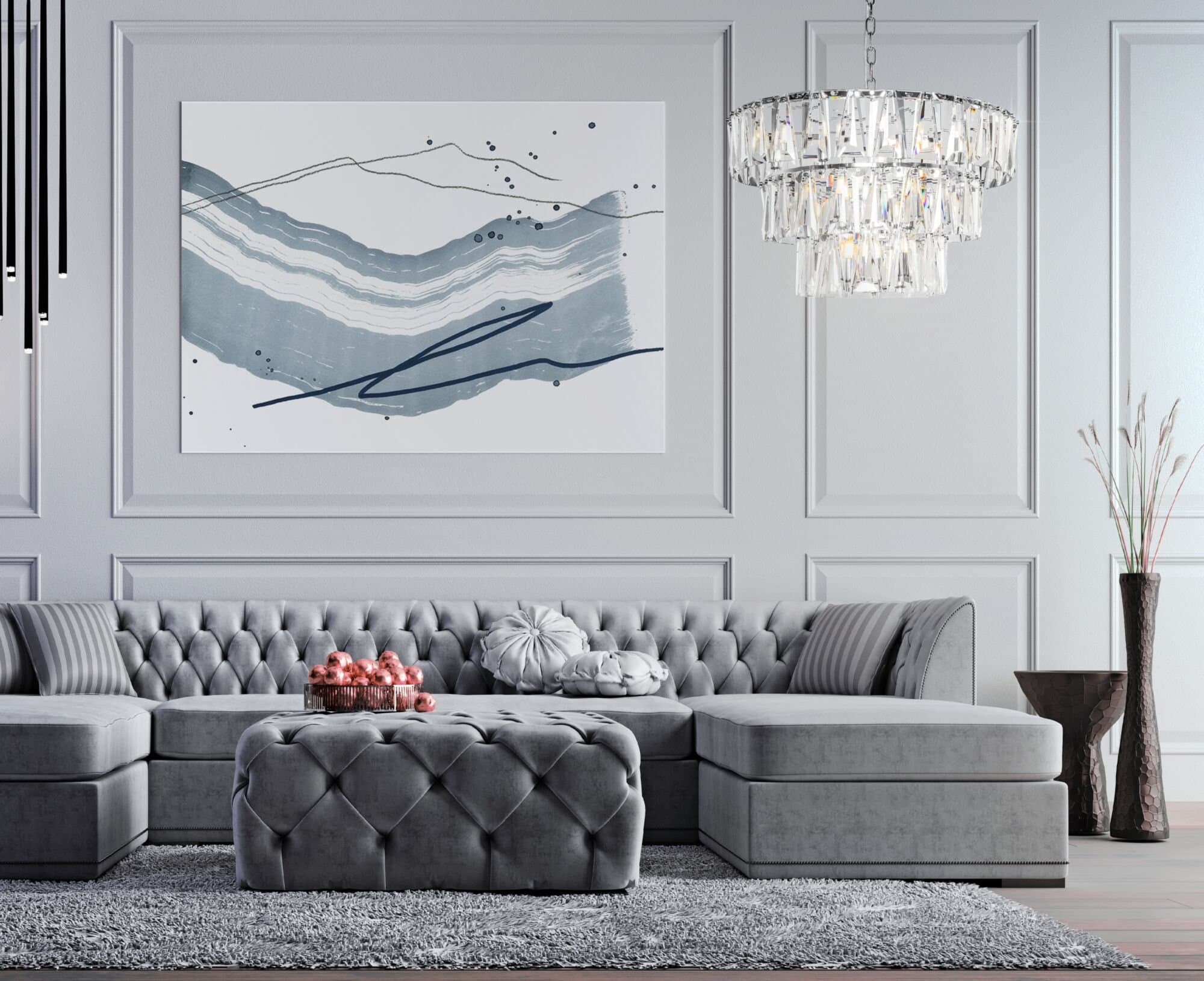 Maytoni Modern Puntes Хром Подвесной светильник MOD043PL-18CH — миниатюра 6