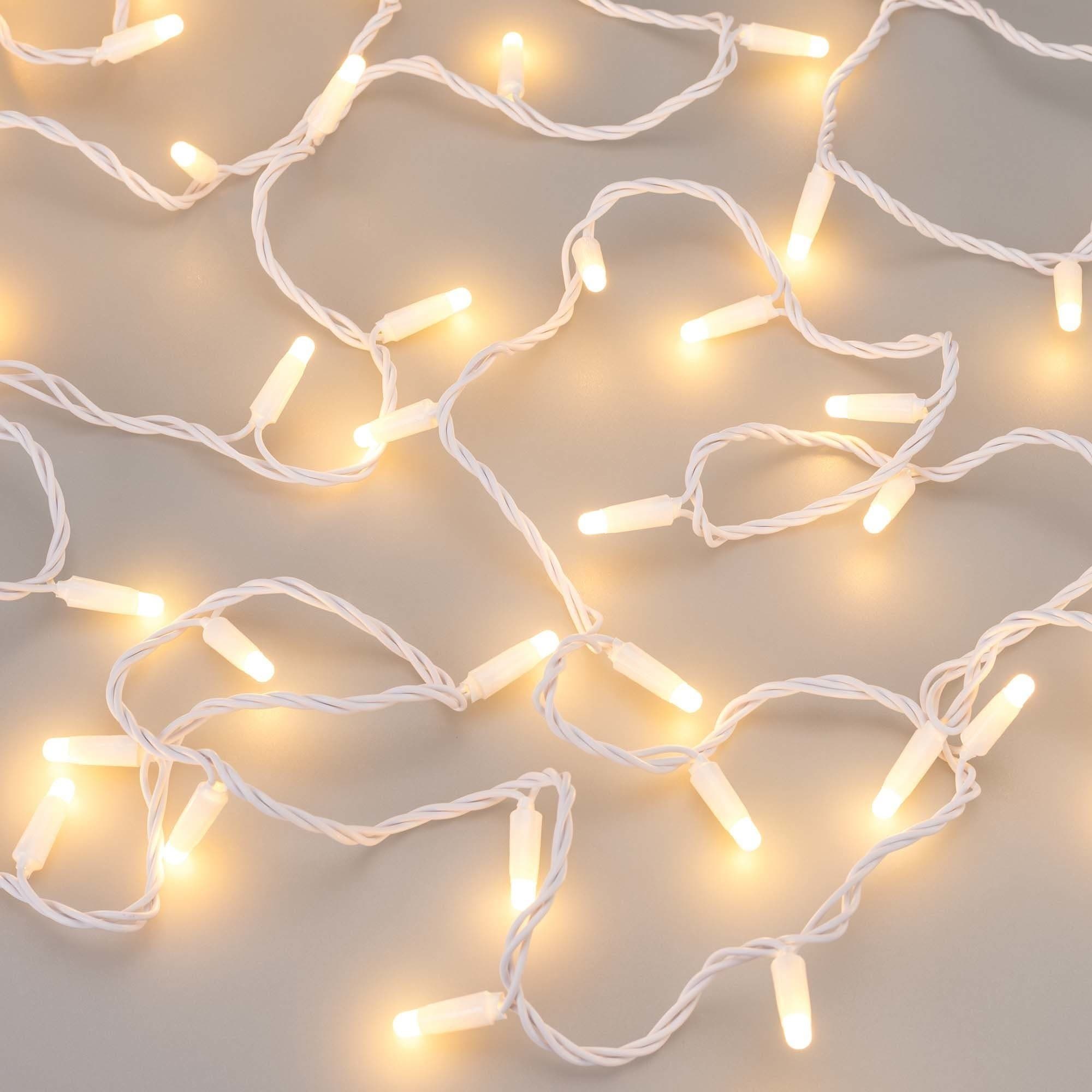 Arlight Светодиодная гирлянда ARD-STRING-CLASSIC-10000-WHITE-100LED-MILK-PULSE Warm (230V, 7W) (Ardecoled, IP65) 031646 — миниатюра 2