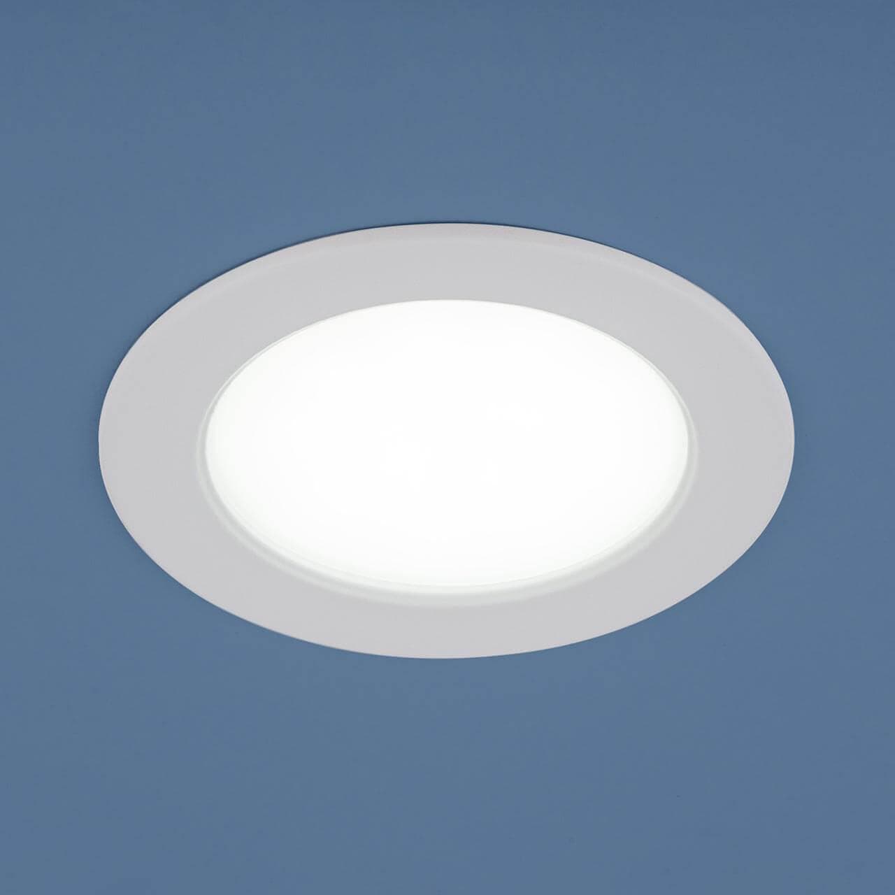 Elektrostandard Встраиваемый точечный светодиодный светильник 9911 LED 6W WH белый 4690389134081 a043163 — миниатюра 1