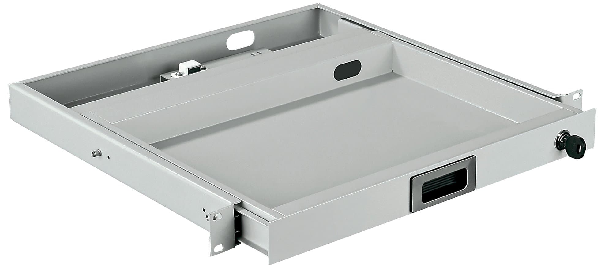 IEK ZPAS ITK Полка выдвижная клавиатурная 19" 1U 400мм серый ZP-SS35-K-1U-45