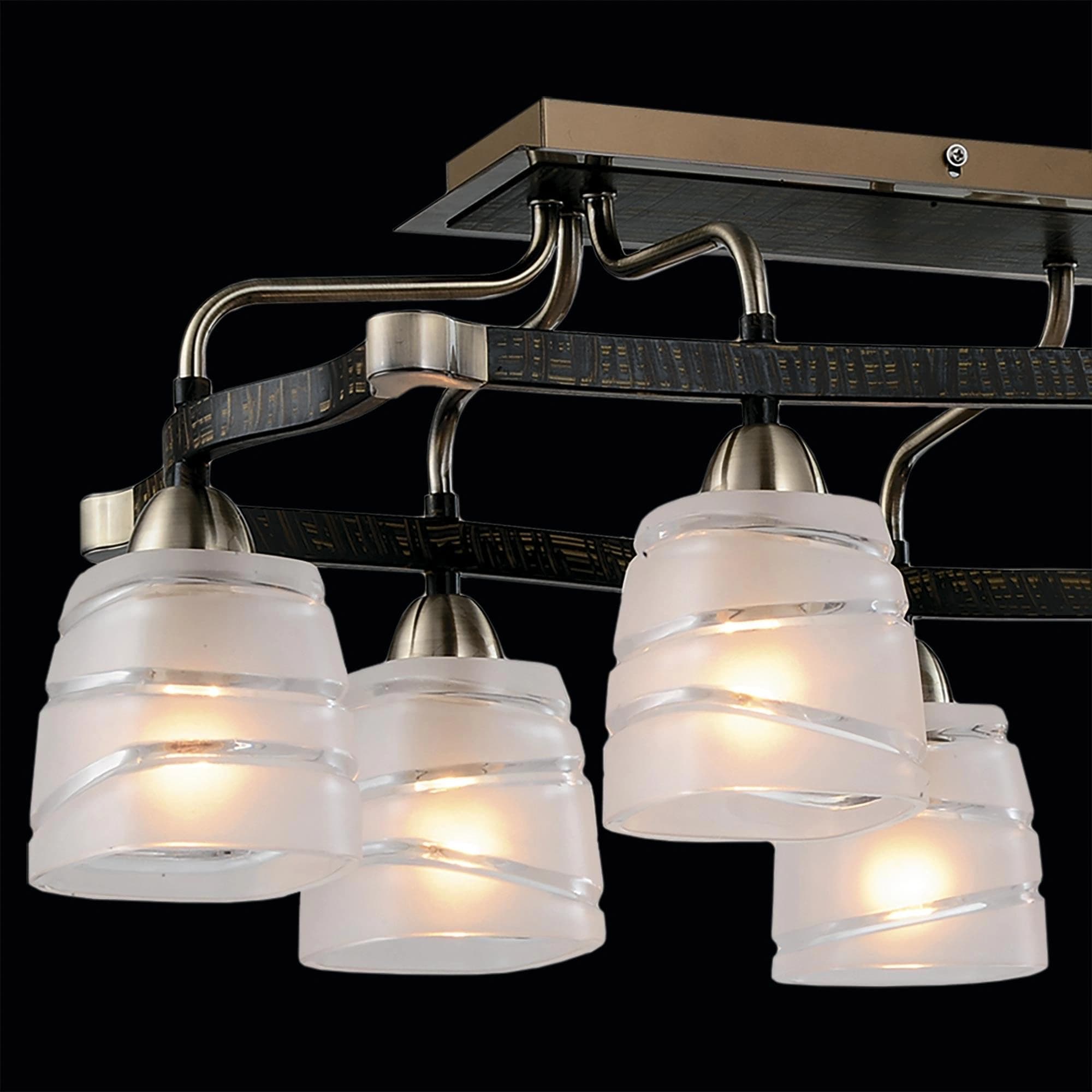 Citilux CL150181 Каппа Ст.Бронза+Холст Светильник Люстра — миниатюра 3