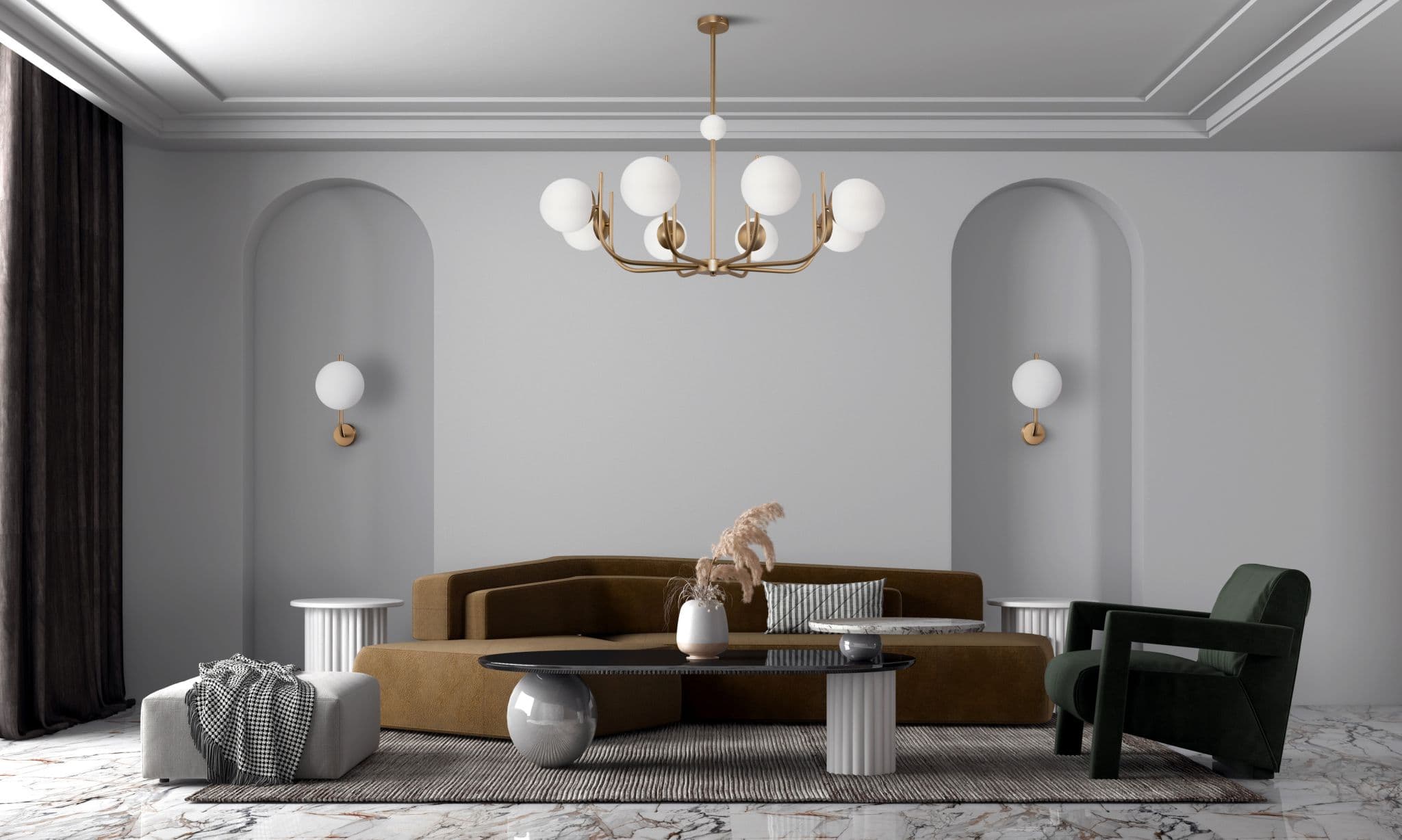 Maytoni Modern Латунь Светильник подвесной MOD109PL-08BS — миниатюра 4