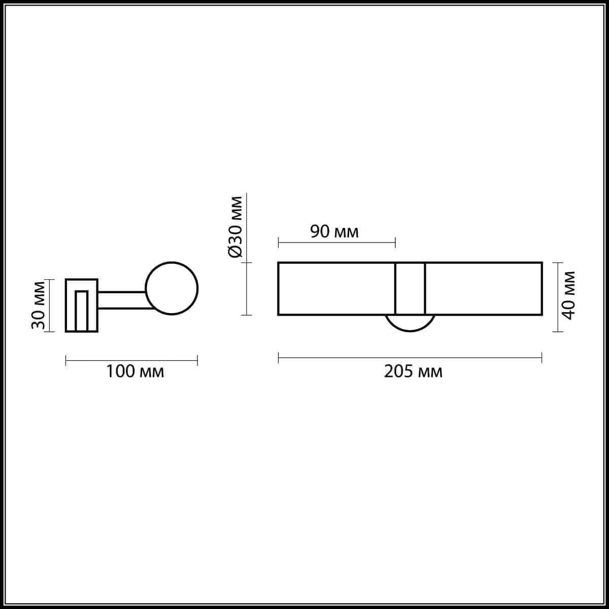 Odeon Light 2446/2 ODL13 849  Светильник с креплен на зеркало  G9 2*40W 220V IZAR хром — миниатюра 2
