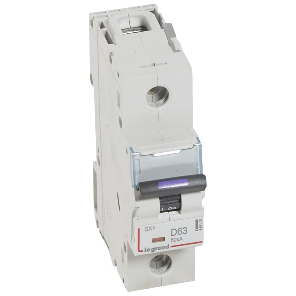 Legrand DX3 Автоматический выключатель 50кА 63А 1P D 410193 — миниатюра 1