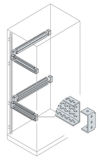 ABB Траверса С-образная,H=48L=600мм,2 шт. EB4860