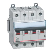 Legrand DX3 Автоматический выключатель 4P 13A (B) 10kA/16kA 409064 — миниатюра 2