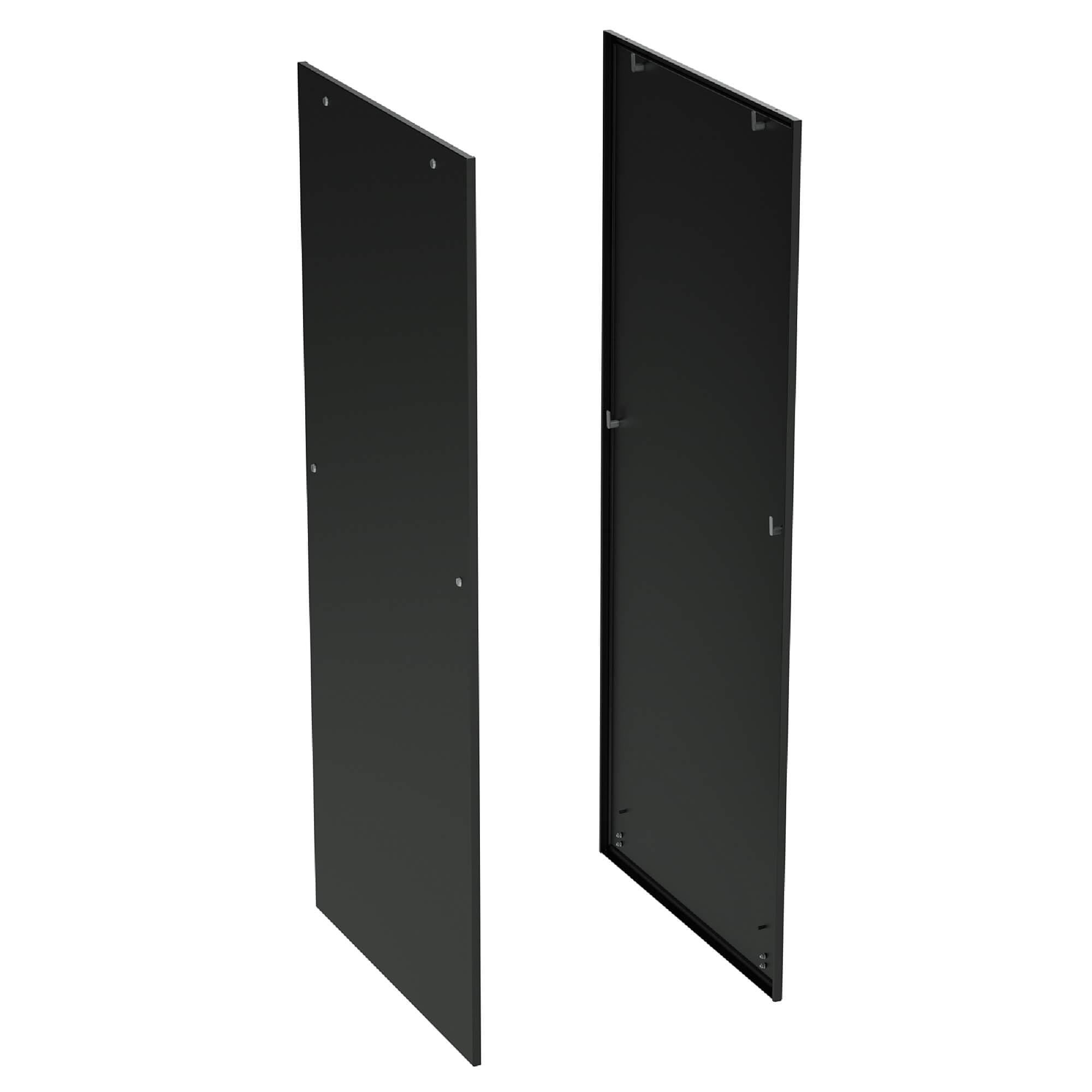DKC Панель боковая для напольных 19" IT-корпусов ДКС серии CQE, 2 шт, 2200х1000, RAL9005