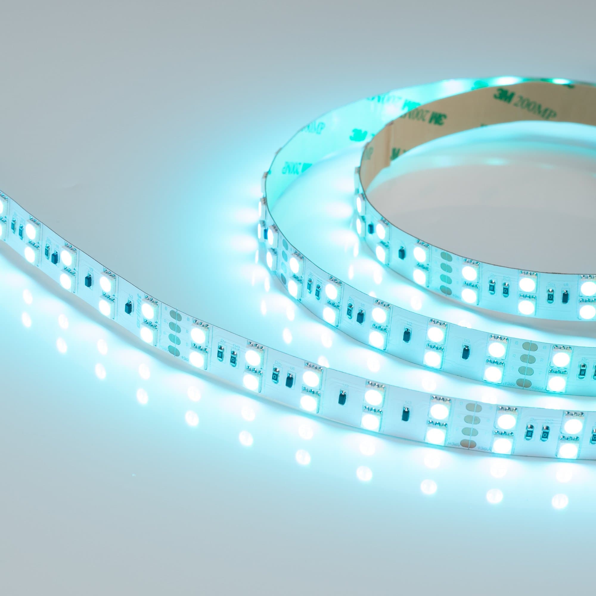 Arlight Светодиодная лента RT 2-5000 36V RGB 2X2 (5060, 600 LED, LUX) (26 Вт/м, IP20) 015080 — миниатюра 3