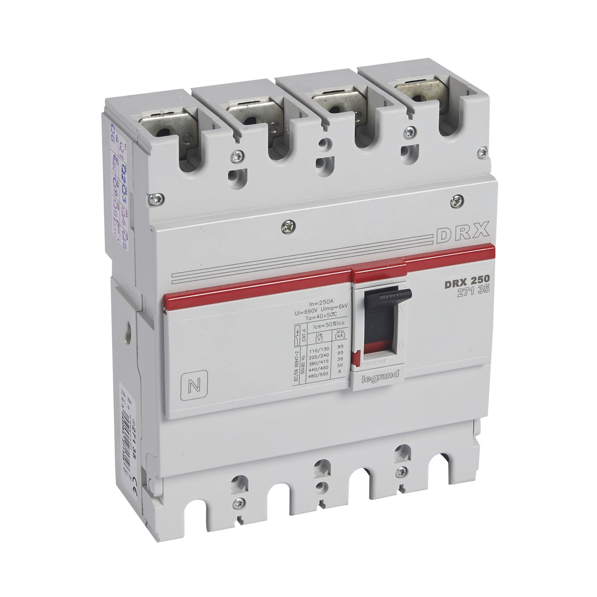 Legrand DRX250 термомагнитный 250A 4П 36KA 027135