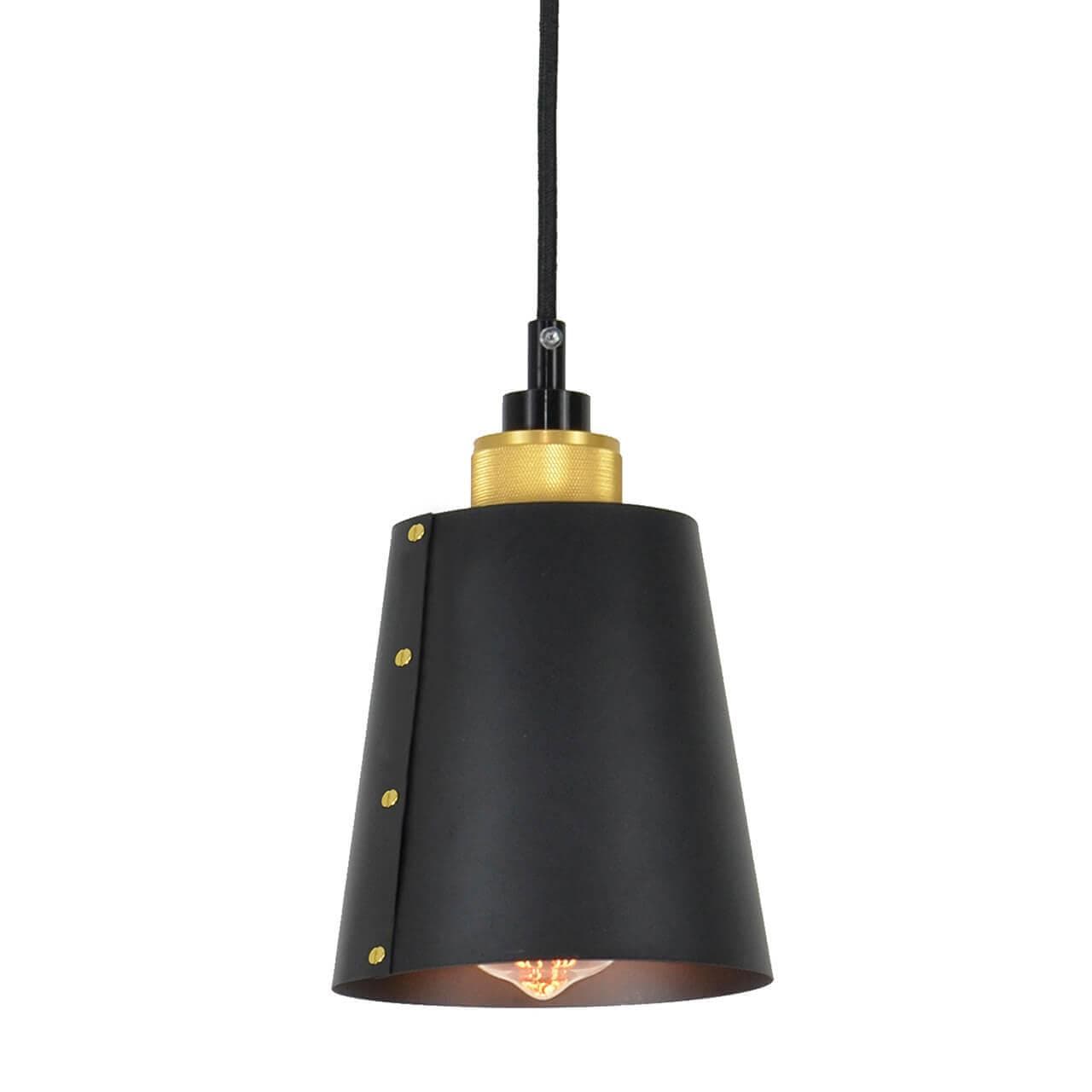 Lussole LOFT Металл Черный / матовое золото Металл Подвес E27 60W LSP-9861 — миниатюра 2