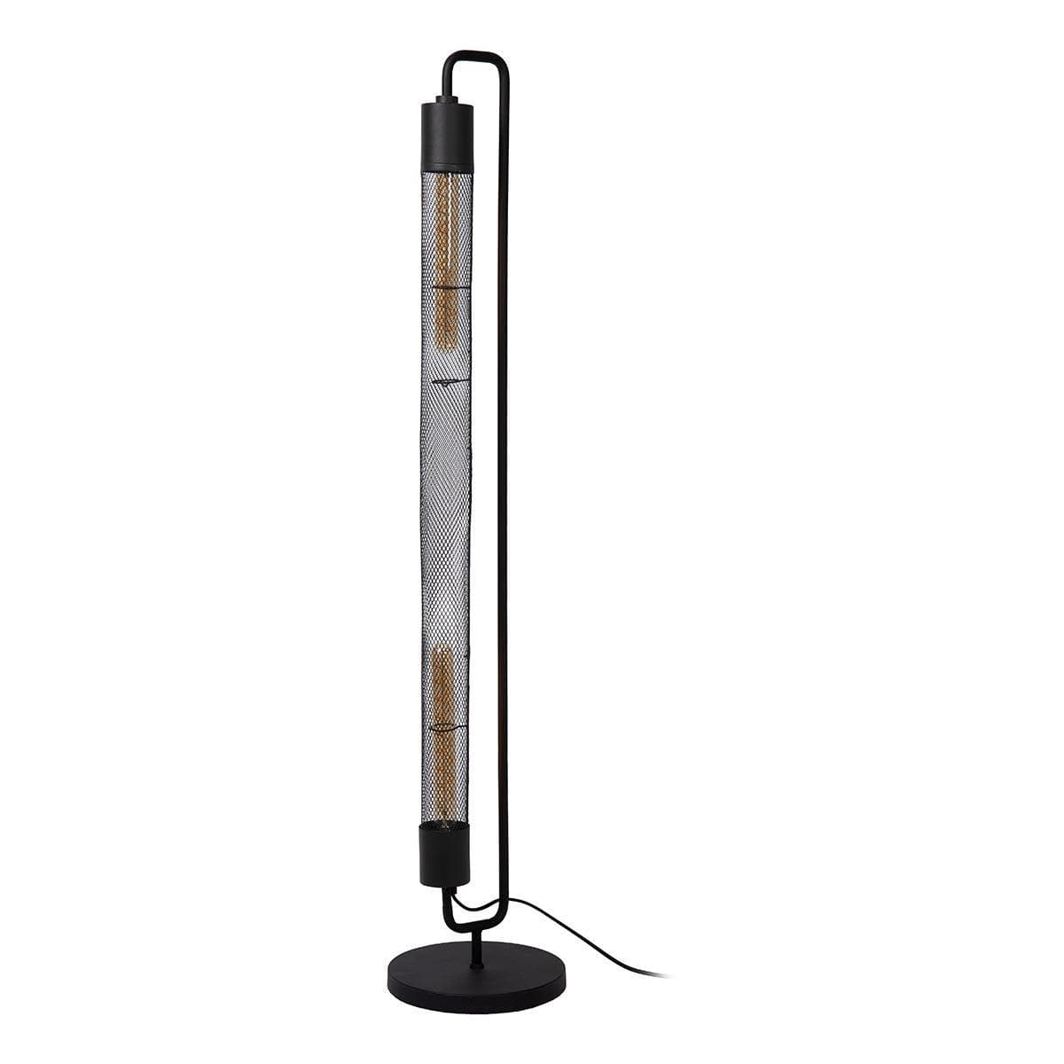 Lucide CALIXT Торшер 2xE27 Black 05733/02/30 — миниатюра 1