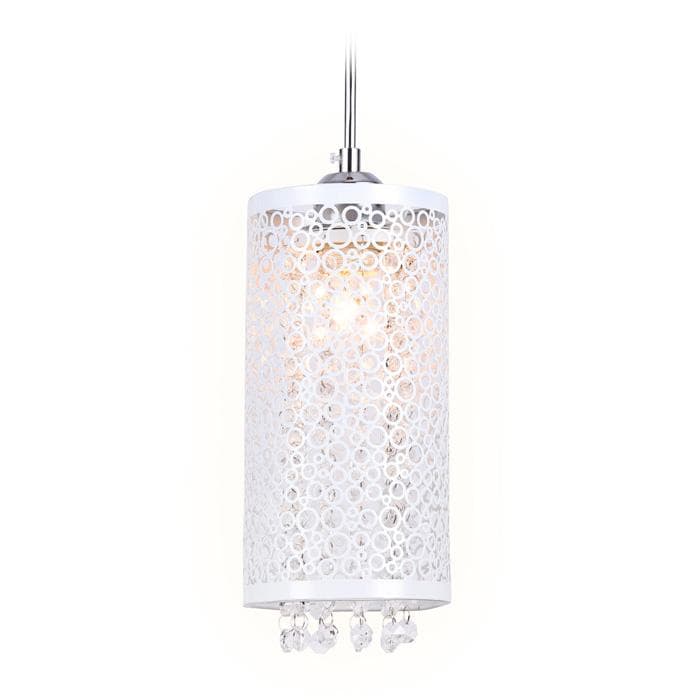 Ambrella Подвесной светильник со сменной лампой TR3636 CH/WH хром/белый E14 max 40W D130*1100 — миниатюра 2