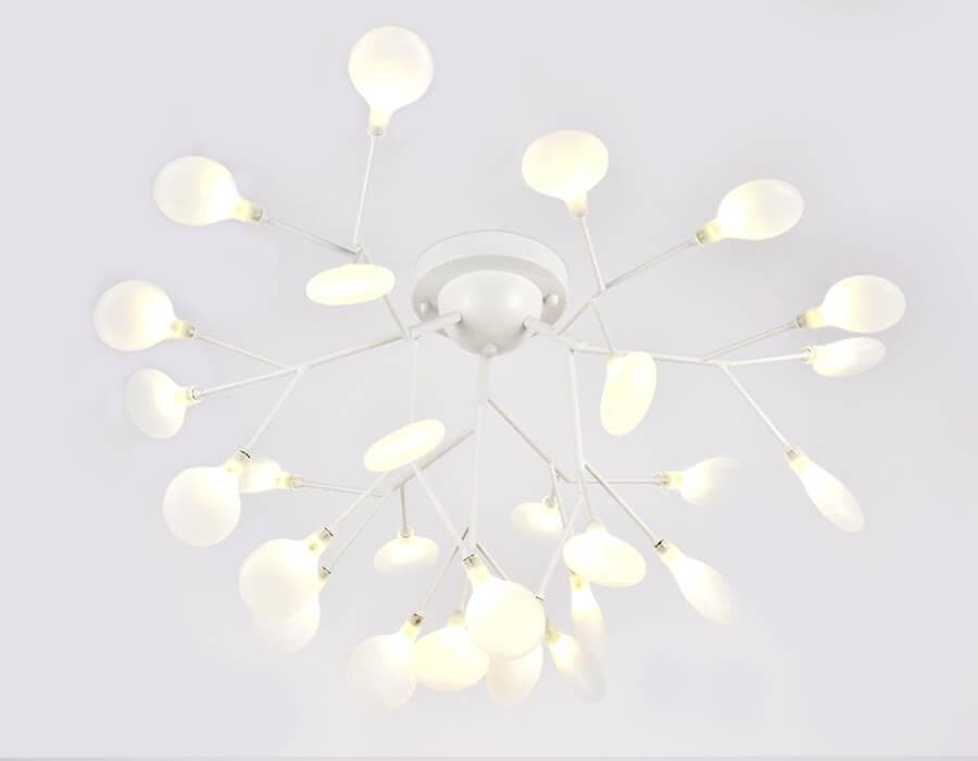 Ambrella Потолочная люстра TR3011/27 WH/FR белый/матовый G4*27 max 20W D730*430 (лампы LED G4 1.5W 4200K в комплекте) — миниатюра 4