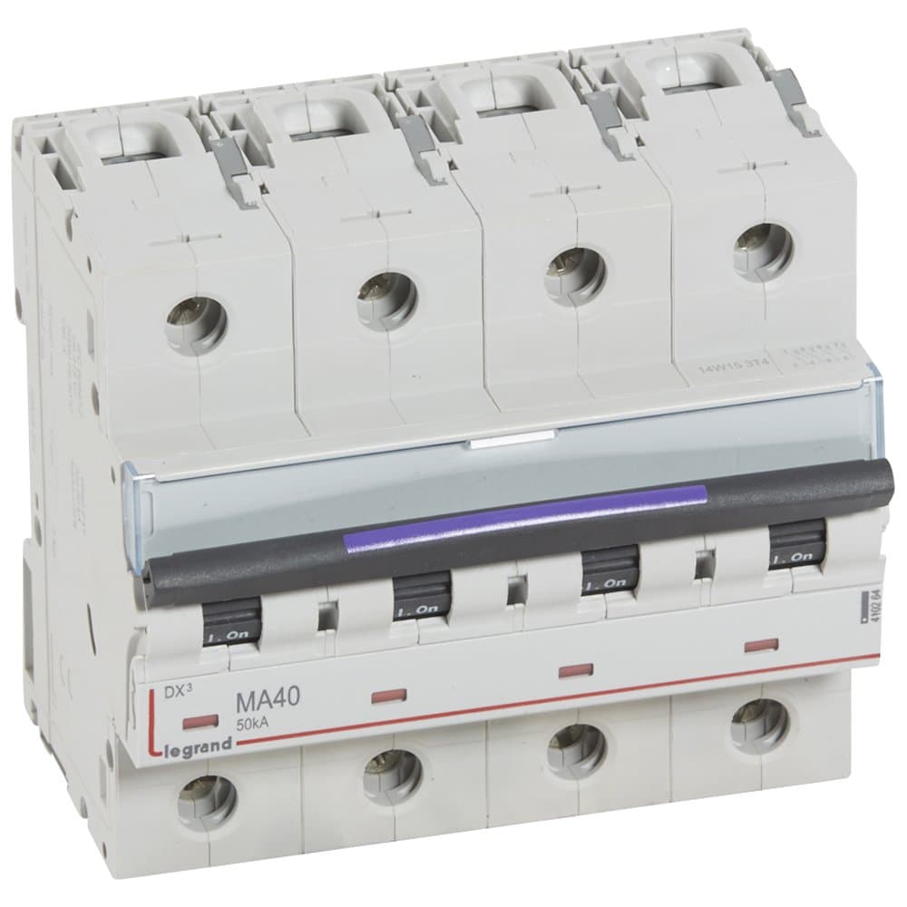 Legrand DX3 Автоматический выключатель 50кА 40А 4P MA 410264 — миниатюра 1