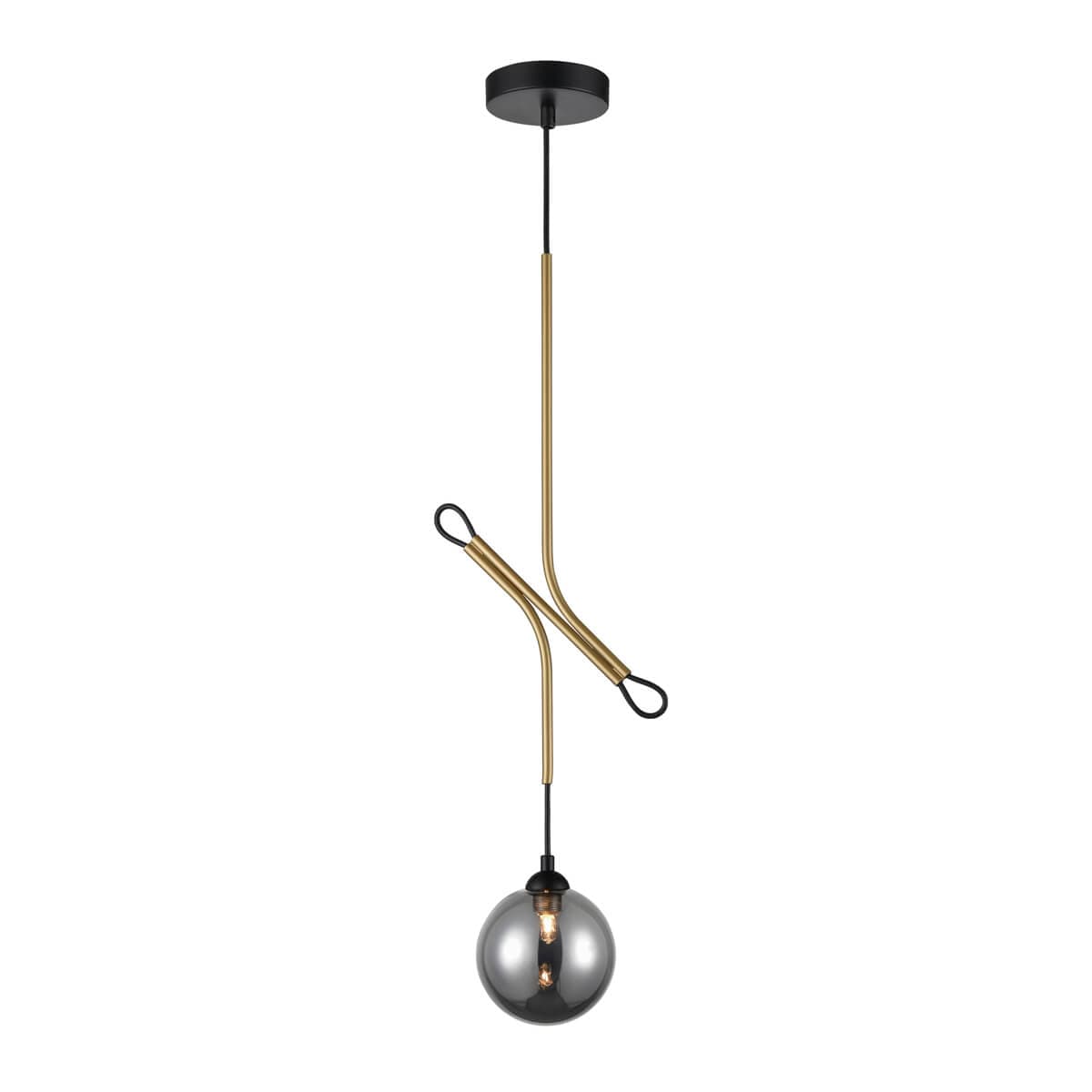 Vele Luce Ottava Светильник подвесной Modern D120*H725/1450 черный, золото | black, gold металл | metal VL5662P01