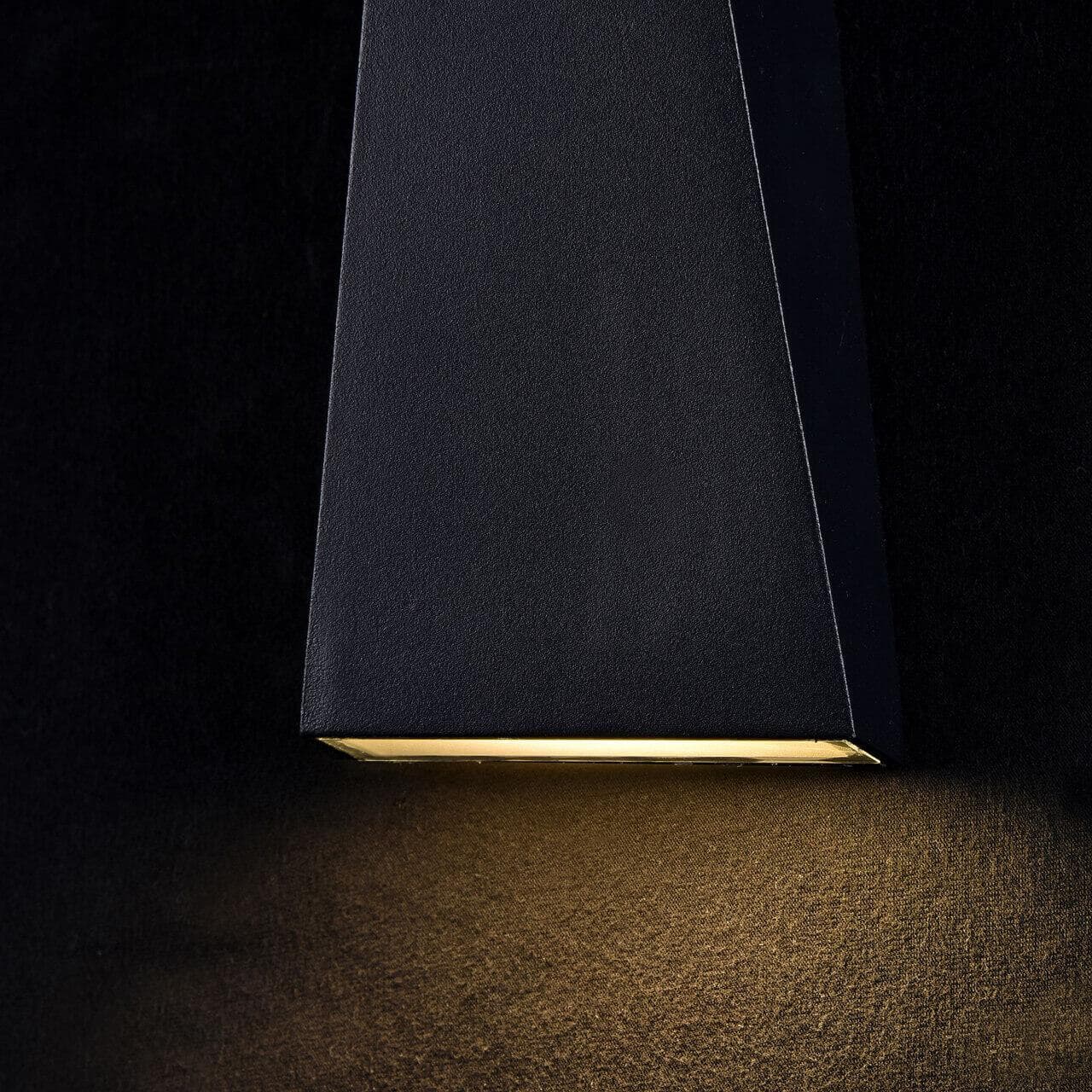 Maytoni Outdoor Times Square Черный Бра LED 380Lm 6W O580WL-L6B — миниатюра 11