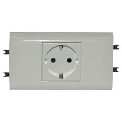 Legrand Mosaic Розетка DLP65 Немецкий стандарт 2К+З б/заж. 077431