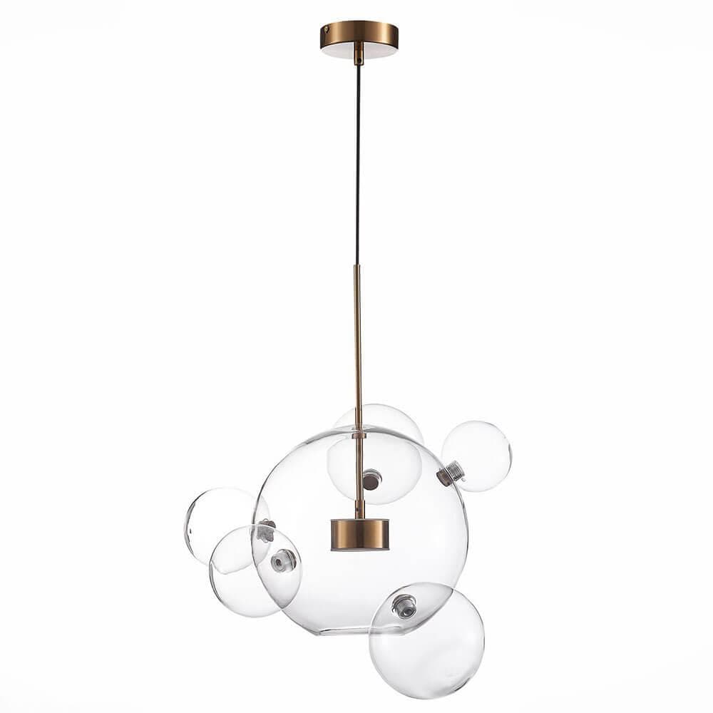 ST Luce SL1133.213.01 Светильник подвесной Белый, Золото/Прозрачный LED 1*14W — миниатюра 4