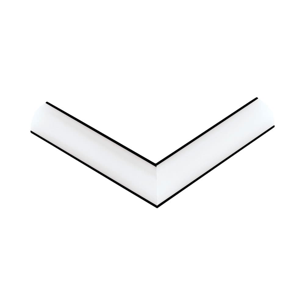 Eglo 98953 Профиль угловой 90° CORNER PROFIL 1 к арт. 98949, L110, алюминий, черный/пластик, белый