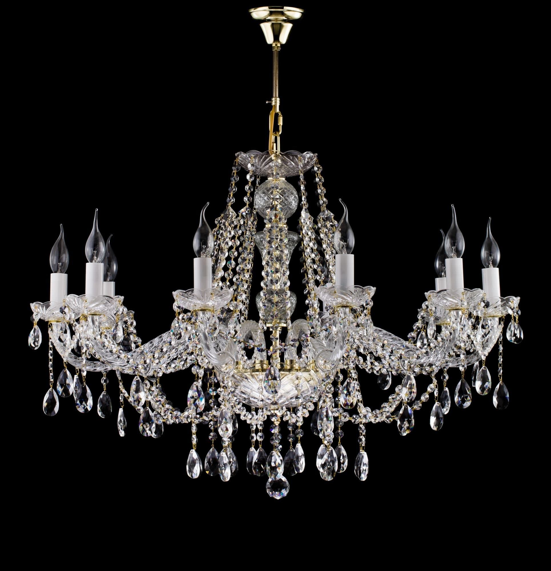 Maytoni Royal Classic Beatrix Золото Люстра 10xE14 60W DIA019-10-G — миниатюра 5