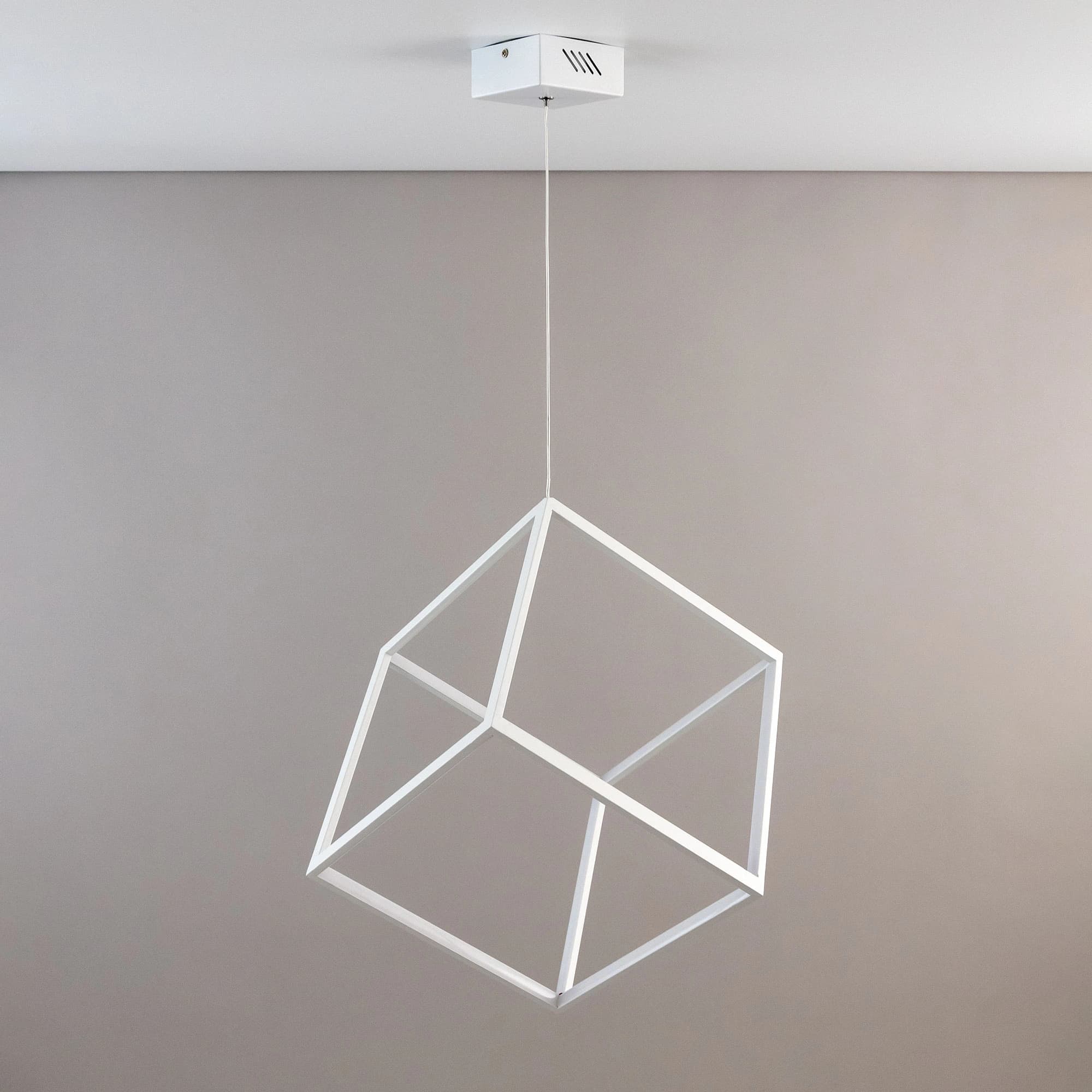 Citilux CL719300 Куб Белый Светильник Подвес, LED 40W*4000K — миниатюра 6