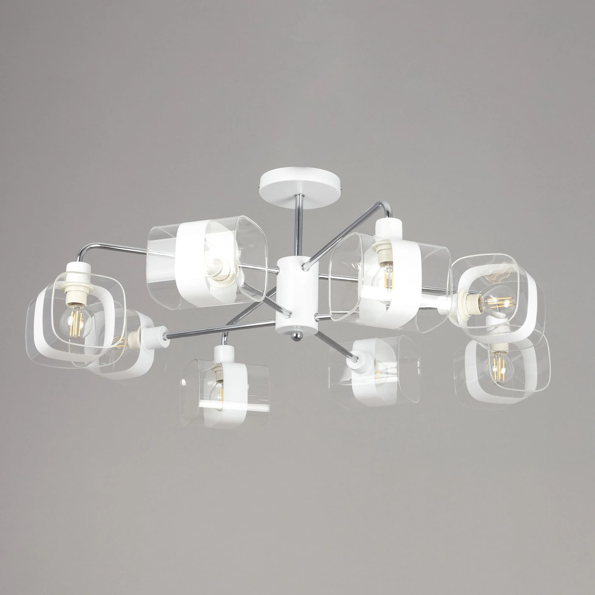 Citilux CL140180 Бертон Белый+Хром Люстра — миниатюра 4
