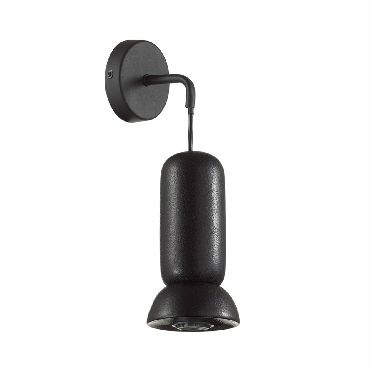 Odeon Light 5054/1WD PENDANT ODL24 315 черный/металл/керамика Бра GU10 LED 4W KERAMA