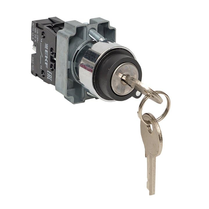 EKF PROxima Переключатель BG21 2P с замком не возвратный NO — миниатюра 5