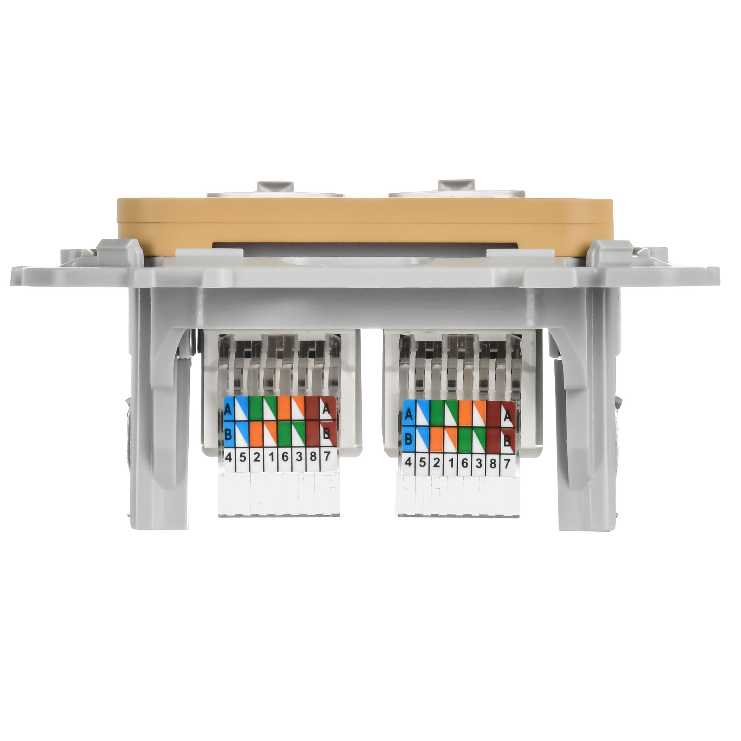 IEK FLITE Шамуа Розетка 2-местная компьютерная RJ45 категория 5Е UTP — миниатюра 4